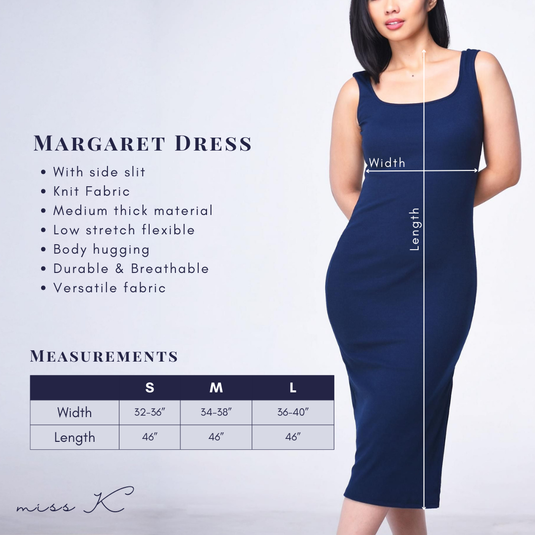 Margaret Dress - Sleeveless Long Dress with Side Slit